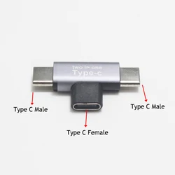 Dual USB - C Adapter & Charger Converter - 2 - in - 1 USB Type - C Splitter - 1 Pcs (USB C to Dual USB C)