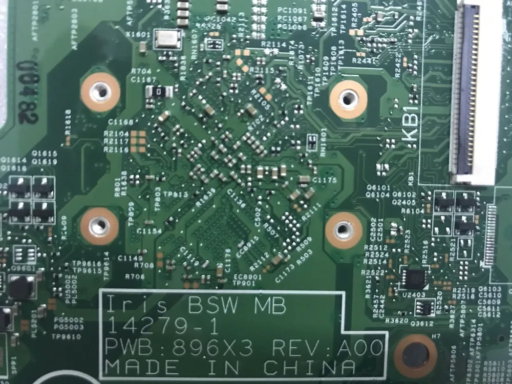 Материнская плата для ноутбука 3452 3552 CN-00DTRW 00 DTRW 0 DTRW WHIT SR29H N3050 Процессор 14279-1 ПРБ: 896X3 протестированная работа