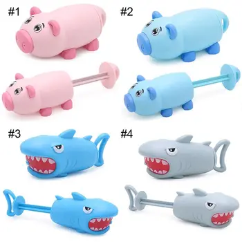 

Cartoon Pig Shark Shape Mini Pump Children Beach Swimming Pool Toy Water Gun Girls Boys Gifts