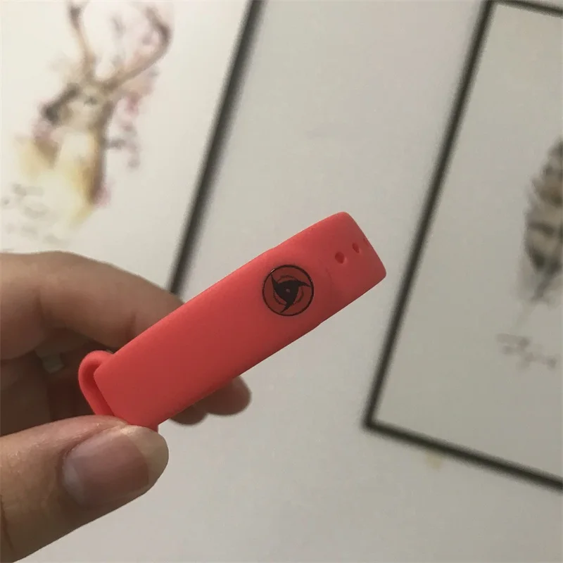 Браслет с пряжкой для Xiaomi mi Band 4/mi Band 3 силиконовый Смарт-часы браслет металлическая кнопка для mi band 4 3 ремешок - Цвет: Red 1