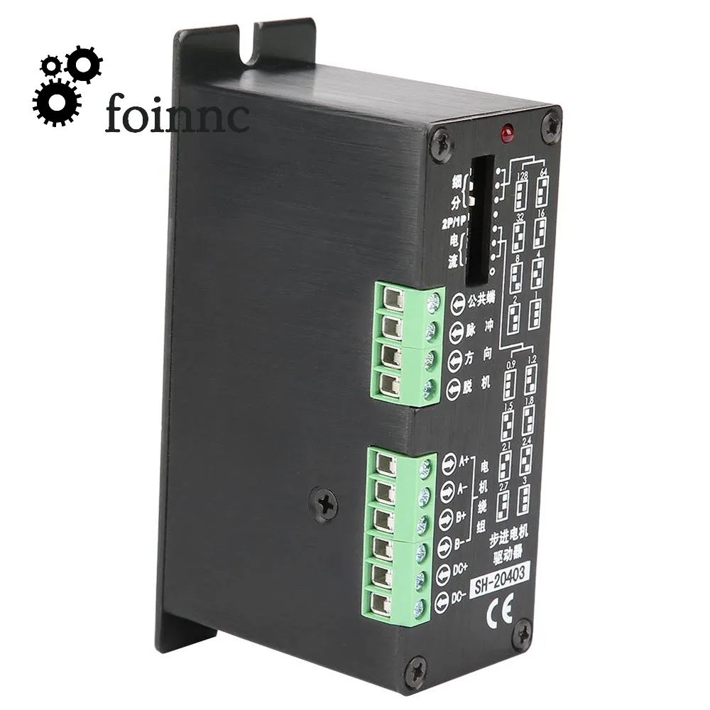 Driver Per Motore Passo-Passo Monofase A 2 Assi Sh-20403 3A 128 Divisione Per Motore Passo-Passo Nema 17/23
