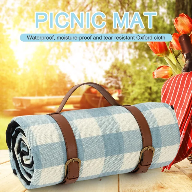  Portable Picnic Blanket 57x59 in Picnic Mat for Beach Travel  Camping Lawn Music Festival Pink Crown : Sports & Outdoors