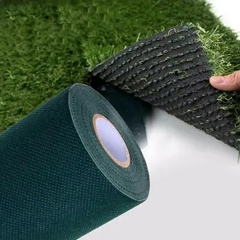 

Garden Self Adhesive Joining Green Tape Synthetic Lawn Grass Carpet Artificial Turf Grass Seaming Fix Joining Tape