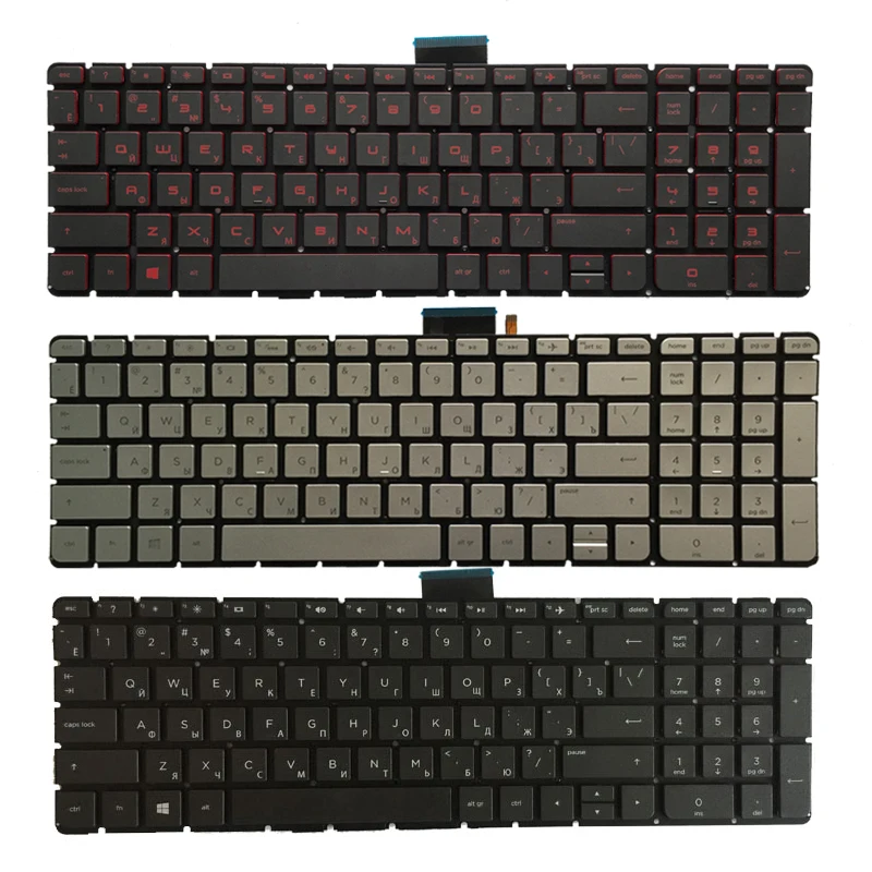 Русская клавиатура для ноутбука HP Omen 17-W000 17-W100 17-W200 17t-w000 17t-w100 17t-w200 17-w001la 17-w101la 17-W