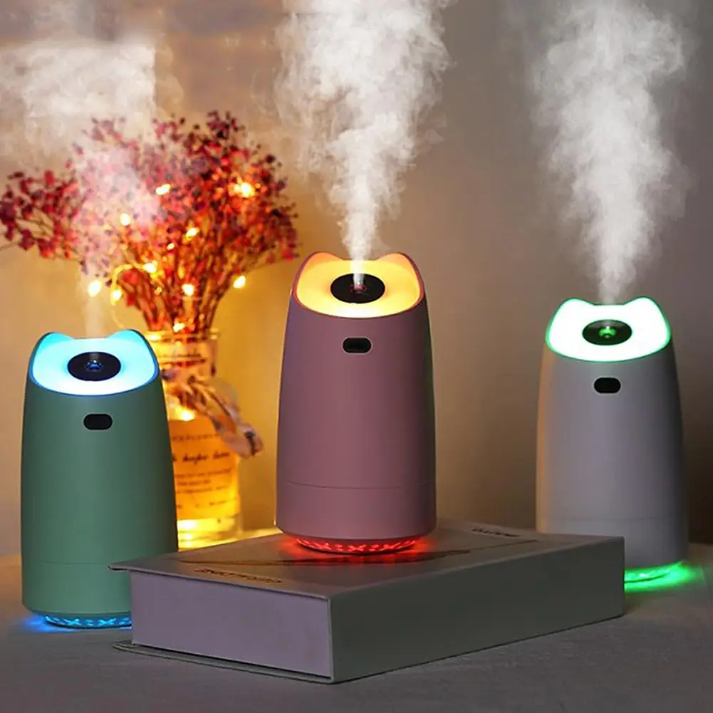 

280ml USB Auto Off Mist Diffuser Quiet Humidifier Colorful LED Light Purifier