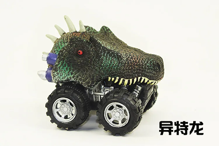 Модель динозавра с перекрестной окантовкой, игрушечная машинка с t-rex, игрушечная гоночная машинка, детская игрушка на день, оптом