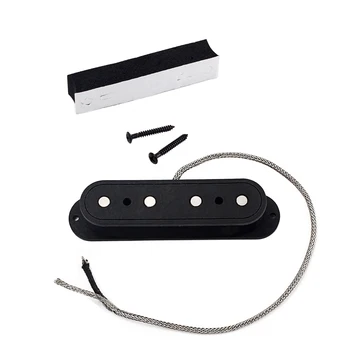 

Durable 4-String Bass Alnico 8 Pickup Copper Wire Black 3.32 x 0.72 x 0.09inch