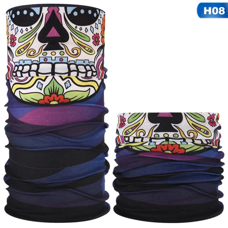 

1PCS Bandana Seamless Multi-function Magic Outdoor Headscarf Skeleton Skull Cycling Headband Halloween Mask