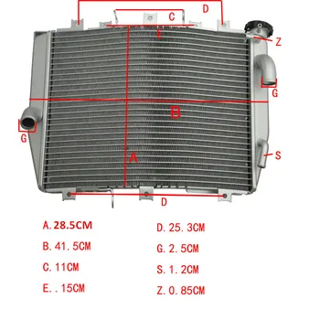

Motorcycle Replacement Parts Radiator New Performance Aluminum Cooling Cooler For Kawasaki Ninja ZX-10R ZX10R ZX1000 2004-2005