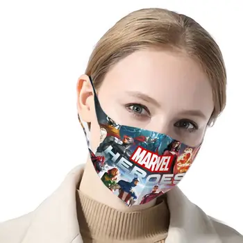 

2020 Marvel Avengers Dust-proof Mask Ladies/mens Filter Mouth Foam Mask The Avengers Decor Women/men Mouth Mask