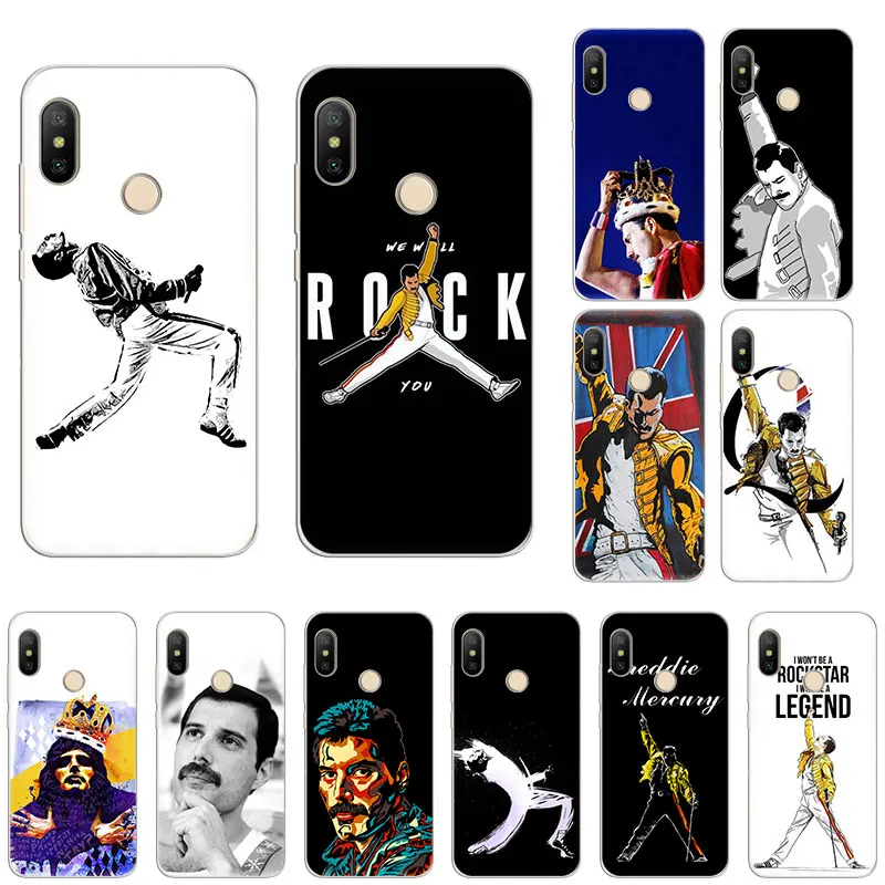 Меркьюри Queen Группа мягкий силиконовый чехол для Xiaomi F1 9T 9SE 8 A2 Lite A1 A3 Go Mix3 Redmi K20 7A S2