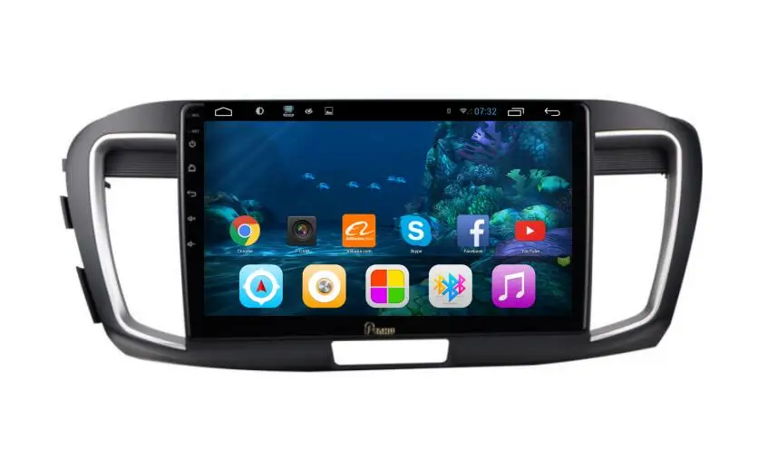 DSP Carplay Android 7,1 10,1 дюймов Автомобильный DVD Gps для Honda Accord9 Accord 9 13-17 видео аудио стерео медиа головное устройство ПК навигация