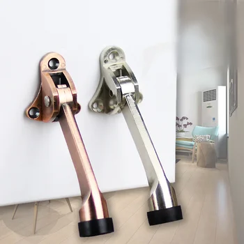 

Zinc Alloy Kick Door Stopper Lever Retainer Anti-collision Stop Device Free Stop for Floor Door Block Stop Holder Hardware