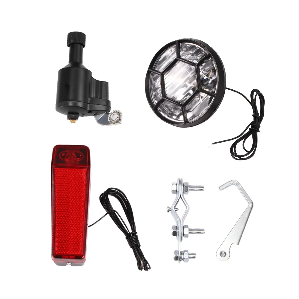 Dynamo for Mountain Bike Bicycle Light Set Headlight Generator Friction