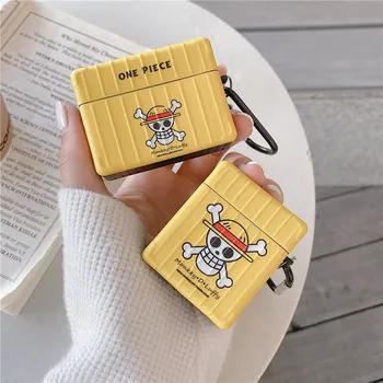 

Cute Earphone Case For AirPods Pro Case Cartoon One Piece Cover For Apple AirPods Pro 3 Bags Protect Case with Carabine Hook