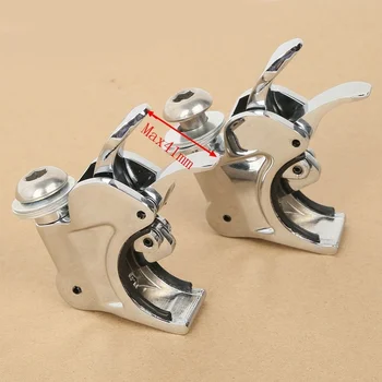 

Chrome 41mm Windshield Windscreen Clamps For Harley Sportster XL 883 1200 Dyna Super Glide FXDWG Softail FXST Night Train
