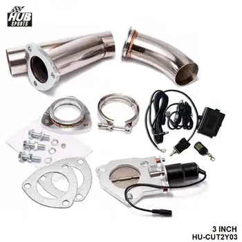 

3"Electric Exhaust Catback Downpipe Cutout Valve Switch Control+Remote For TOYOTA MARK 2 II JZX100 1996 HU-CUT2Y03