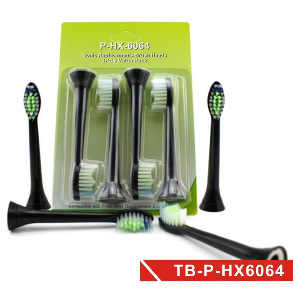 4 шт./лот HX6064 Вибрирующая зубная щетка Сменная головка для Philips Sonicare proresyota Xiaomi HX6013
