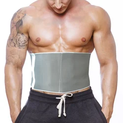 Adjustable Slimming Belt Sauna Waist Trainer Fitness Body Fat Cellulite Burner Shaper For Men Women 5 Zippers Reducing Shapwear