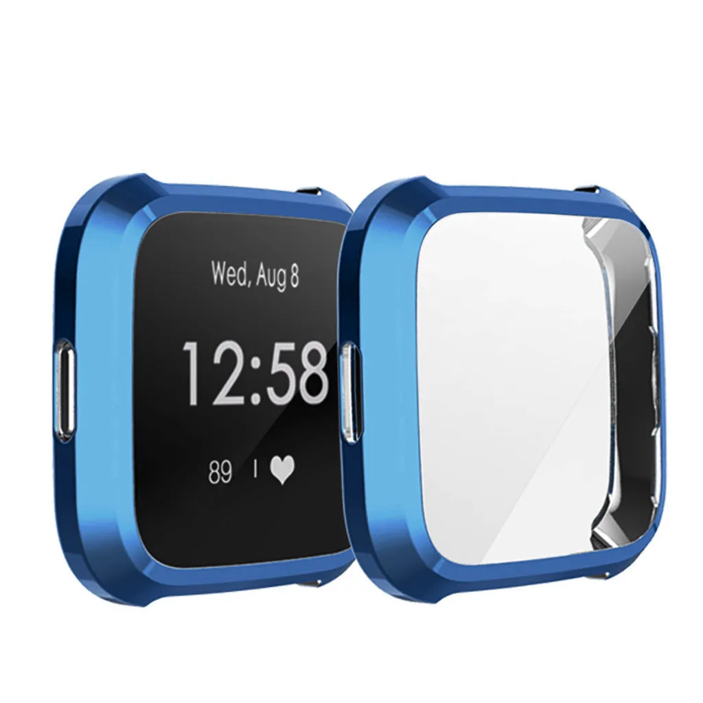 Гальванический Мягкий ТПУ защитный чехол для Fitbit Versa Lite Смарт часы Новое поступление#20191016