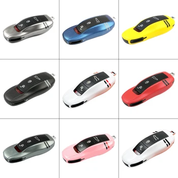 

Car Key Cover Case For Porsche For Panamera Boxster Cayman 911 Cayenne Cayman Macan Smart Remote Key Cover Cap Protection Shell