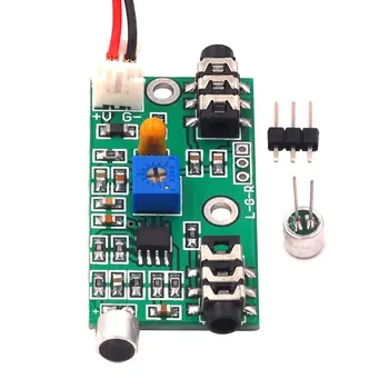 

1pcs microphone amplifier module adjustable gain amplifier Audio circuit Ac signal amplifier Board Signal amplifier