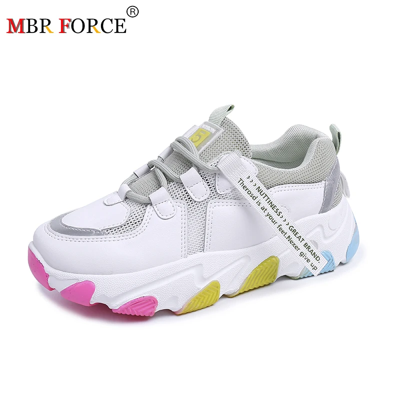 

MBR FORCE Chunky Sneakers 2020 Colorful Bottom Shoes Woman Fashion Dad Shoes Platform Sneakers Women Casual Shoes Tenis Feminino