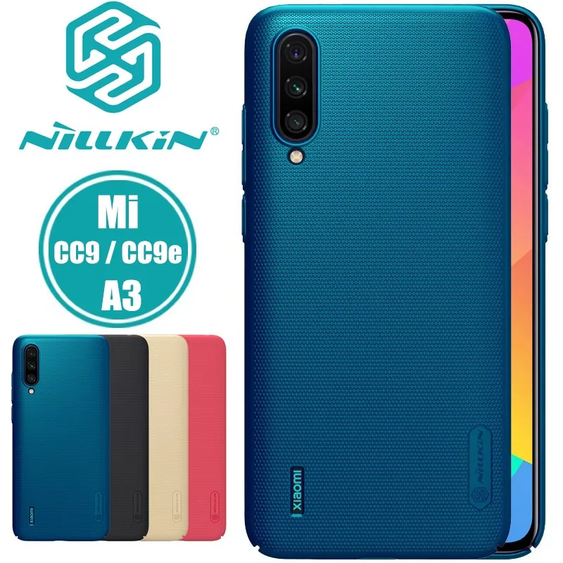 

sFor XiaoMi Mi CC9 / CC9e Case NILLKIN Frosted Matte Hard PC Funda Case Full Cover Business Phone Case for Xiaomi A3