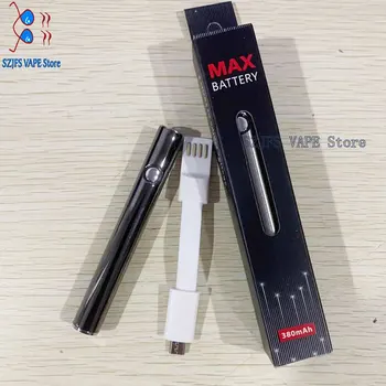

20pcs Max Preheat Battery Variable Voltage Bottom Charge 380mAh with USB 510 Vape Pen Battery for Oil Cart Liberty Cartridges