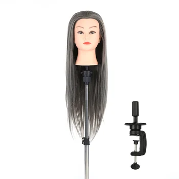 

2 Color Professional Excellent Quality Straight Head Training Mannequin Dolls Hair Salon Cosmetology Hair Hairdressing Tools