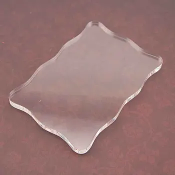 

1 PC Acrylic Board Stamp Embosser Fondant Plastic Cutter Cake Mould Tools Fondant Baking DIY Decoration Mold Clear 7.5*7.5cm