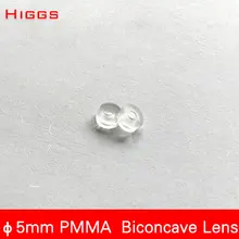 Высокое качество диаметр 5 мм Biconcave акриловый Оргстекло асферический объектив 8 раз луч расширительные аксессуары оптические линзы Настраиваемые