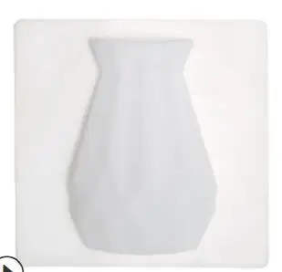 3pcs white 3 шт. Волшебные силиконовые наклейка в виде вазы для гостиной, стеклянная бесшовные стикеры творческое, настенное, горшок для растений, украшение на стену - Цвет: 3pcs white
