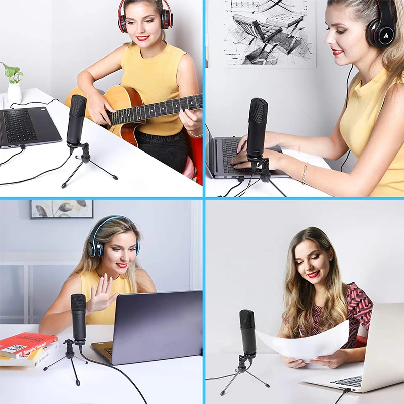USB Microphone With Tripod Stand MAONO AU-A04TR