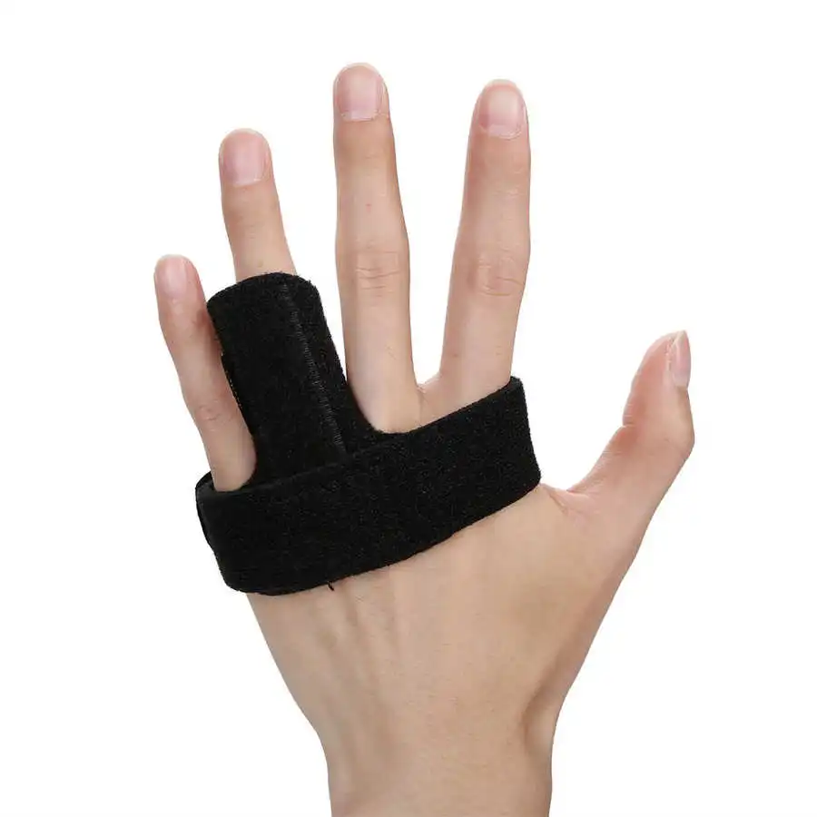 2pcs/1set Finger Splint Adjustable Protective Pain Relief Support Fixation Brace | Красота и здоровье