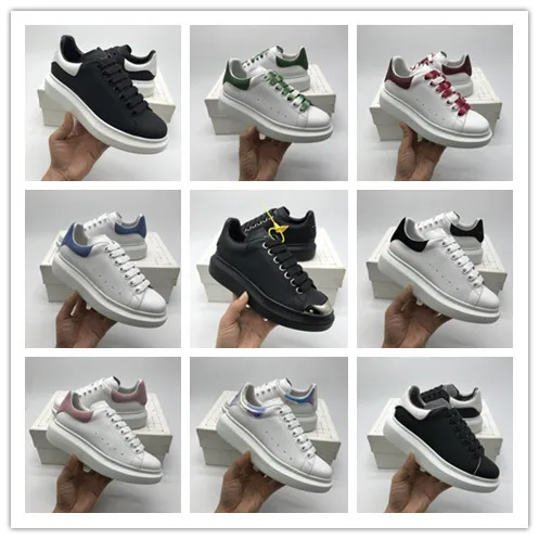 

Top2019-20 Designer Men Women Flat Shoes Causual Shoes Sport Shoes Good Quality Running Shoe True Leather Sneakers Size 36-45
