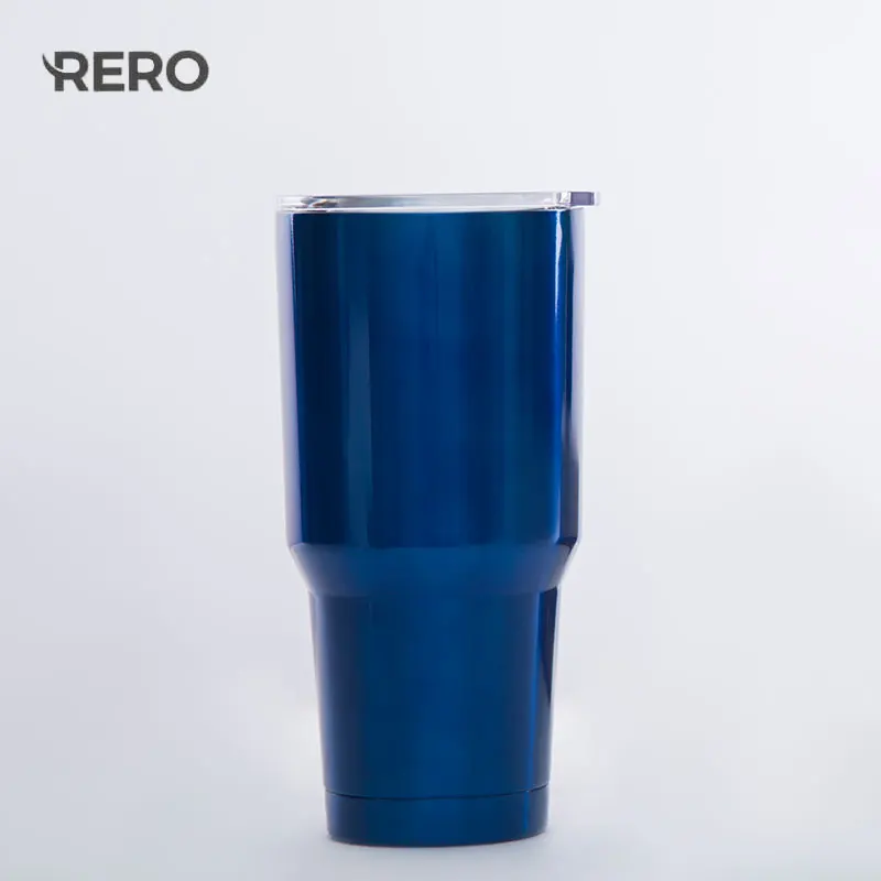 RERO 900 мл Вакуумная бутылка из нержавеющей стали, автомобильный термос, стакан-Спортивная бутылка для воды, дорожная Вакуумная бутылка - Цвет: Синий