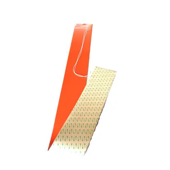 

220v 1000w 200*2500*1.5mm silicone band heater for machine adhesive 1 side 1000mm lead wire come out from middle of 200mm side