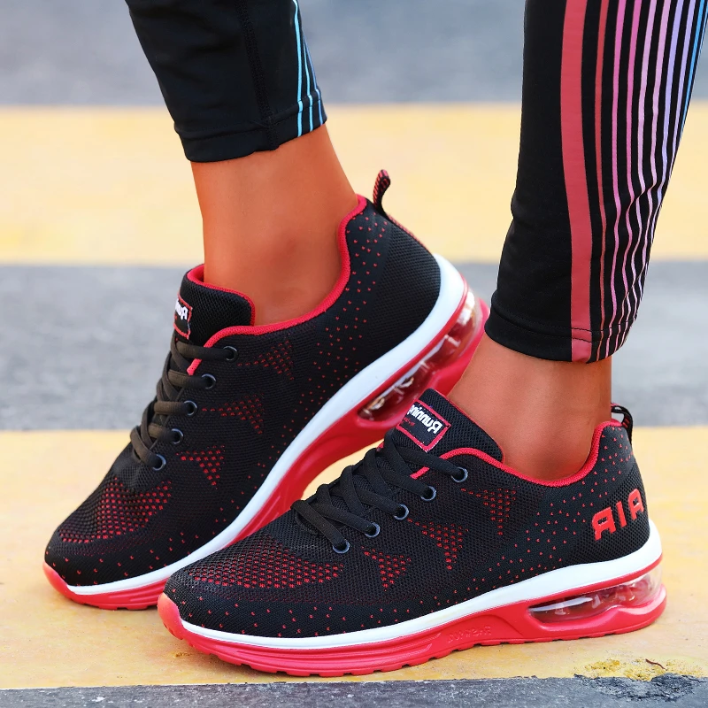 Zapatillas de tenis con plataforma para hombre y Mujer, deportivo transpirable, Spor Ayakkabi Ourdoor, para gimnasio|Zapatos de -