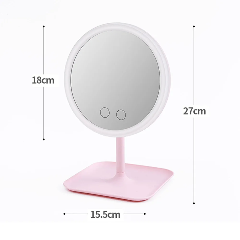 Makeup Backlit Mirror Light With Natural White LED Daylight Vanity Mirror Detachable/Storage Base 3 Mode Three/Five Color Switch