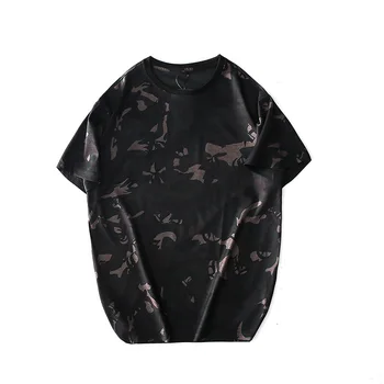 

2020 Short Sleeve T Shirt Male Spuer Brand Loose Big Size Half Sleeve Body Plus Fat plus On Clothes Male