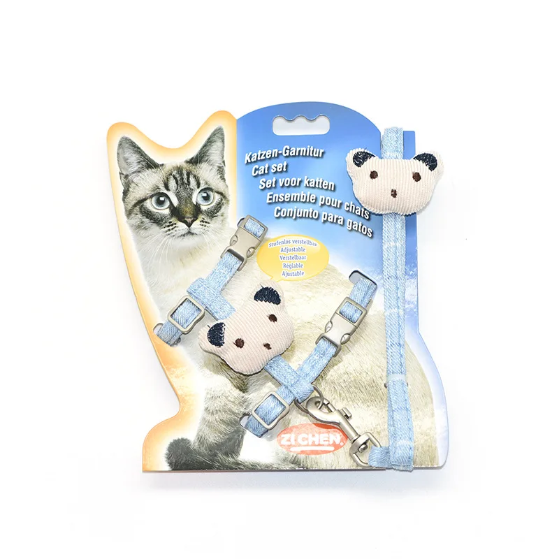 Pet-693-blue Нейлоновый Поводок для кошек, собак, поводок для питомцев, щенков, котят, поводок для маленьких собак, поводок для кошек, нагрудный поводок, поводок для питомцев - Цвет: Pet-693-blue
