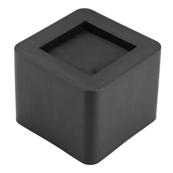 

4pcs Black Square Home Non Slip Furniture Feet Cabinet Increase Height Chairs Anti Scratch Hotel Sofa Bed Portable Protective