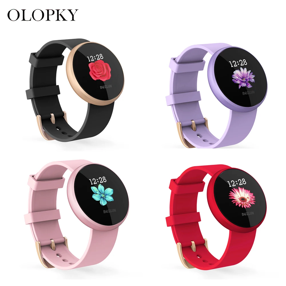 

Women Fashion Smart Watch Bluetooth Band Heart Rate Fitness Monitoring IP67 Waterproof Health Smart Band For Samsung IPhone