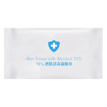 

100 Alcohol Disinfection Cotton Swab Wipes for Skin Cleaning Care Jewelry Mobile Phone Cleaning 75 Degree Alcohol Wipes