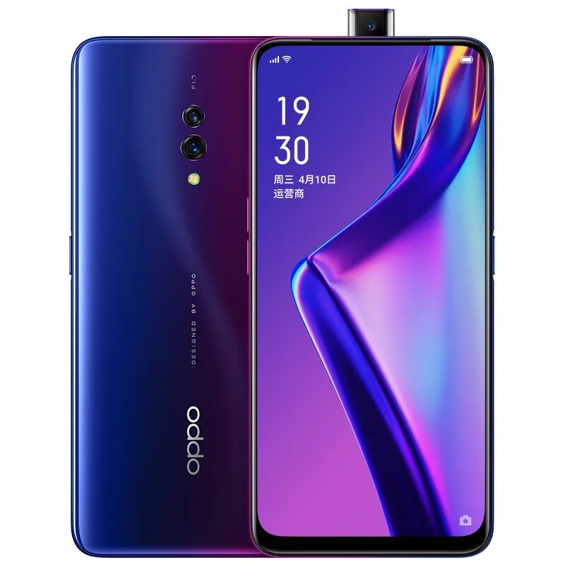 Стоковый мобильный телефон OPPO K3, 6,5 дюймов, полноэкранный, четыре ядра, Android 9,0, 6,5 дюймов, 2340X1080, 8 Гб ram, 256 ГБ rom, 16,0 Мп, отпечаток пальца, распознавание лица