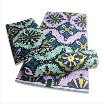 

African Golden Wax Printing Patchwork Fabric 100% Cotton Wax Fabric Loincloth Sewing Dress Crafts DIY Material Top Style