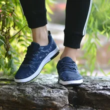 Осень стиль скейт обувь Для Мужчин's корейско-Стиль inflooring сплетенные из дышащего материала, на шнуровке, из сетчатого материала; обувь в стиле Повседневное спортивной обуви Для Мужчин 'S SH