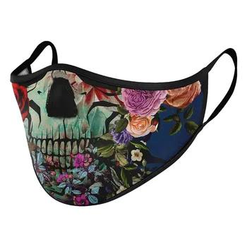 

10PCSAdult Cycling Running Dustproof Windproof Protective Washable Mask PM2.5 Print Anti-dust Reusable Mouth Face Masks#40