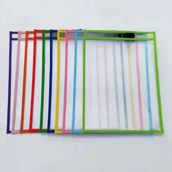 

10Pcs Dry Erase File Folder Document Bag For Reusable Writing And Wiping Bags For Office And School Supplies